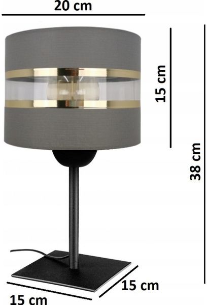 GTV Schreibtischlampe rot (LB-RIOE27-42)