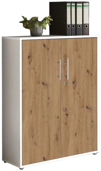BMG Möbel Aktenschrank Office Edition (ideal für Aktenordner) 3 OH, abschließbar, Hochglanz lackiert oder matt
