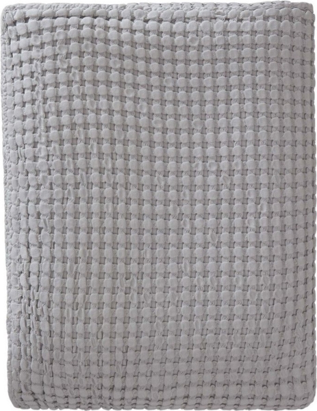 Urbanara Tagesdecke Veiros Bettüberwurf, Vorgewaschener Überwurf mit Waffelstruktur