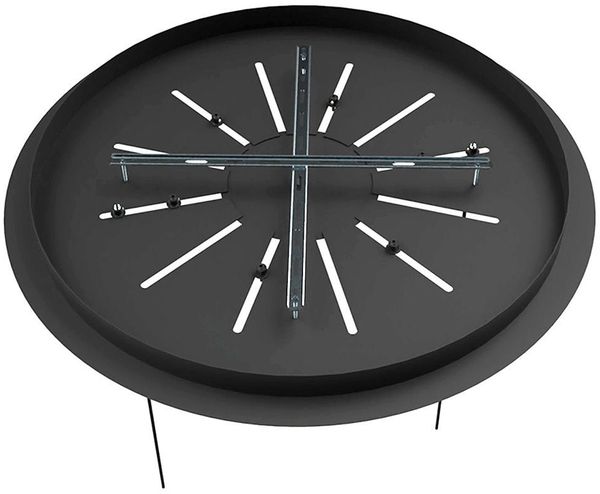 s.luce Fusion XXL Galerieleuchte 8-flammig LED-Ring Schwarz, Gold Bild 8