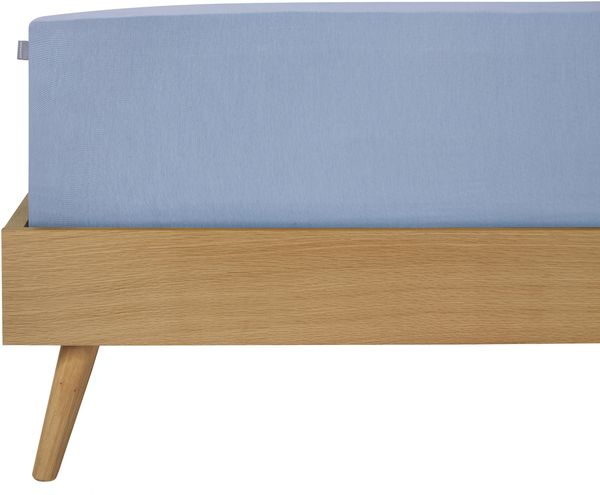 Schiesser Spannbettlaken Jessi - Edeljersey - 150 x 200 cm - Hellblau