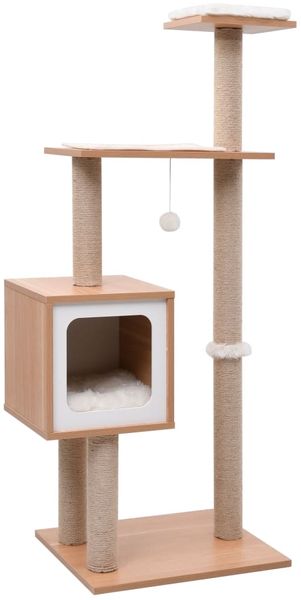 vidaXL Katzen-Kratzbaum mit Sisal-Kratzmatte 123 cm 170919