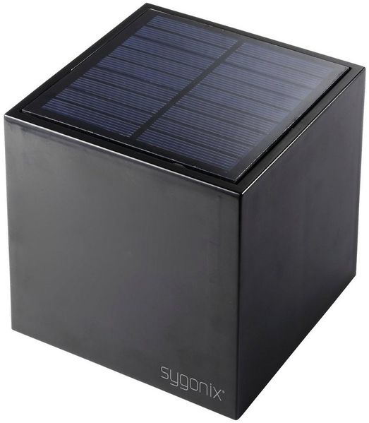 Sygonix Außen-Wandleuchte Sygonix SY-5499356 Solar-Außenwandleuchte SMD LED 0.9 W Schwarz
