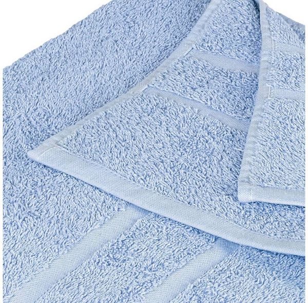 StickandShine Handtuch Handtücher Badetücher Saunatücher Duschtücher Gästehandtücher Hellblau