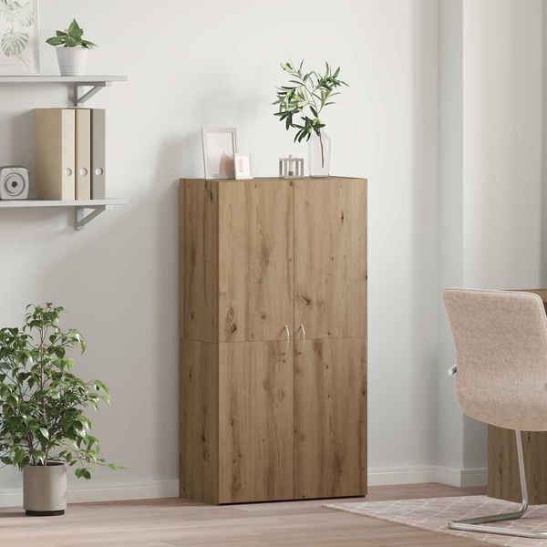 vidaXL Büroschrank Artisan-Eiche 60 x 32 x 115 cm Holzwerkstoff 879637