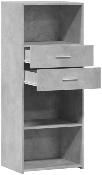 vidaXL Highboard Betongrau 50x42,5x124 cm Holzwerkstoff 846176 Bild 6