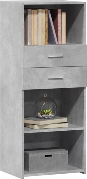 vidaXL Highboard Betongrau 50x42,5x124 cm Holzwerkstoff 846176 Bild 2