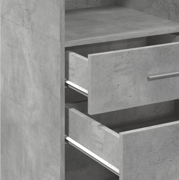 vidaXL Highboard Betongrau 50x42,5x124 cm Holzwerkstoff 846176 Bild 7