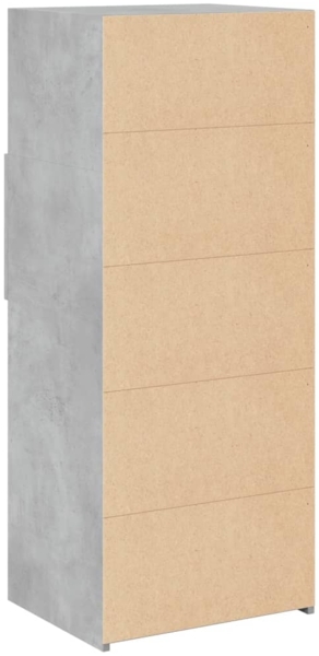 vidaXL Highboard Betongrau 50x42,5x124 cm Holzwerkstoff 846176 Bild 5
