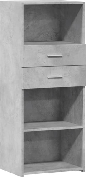 vidaXL Highboard Betongrau 50x42,5x124 cm Holzwerkstoff 846176