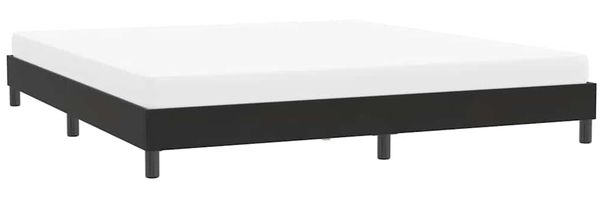 vidaXL Bettgestell ohne Matratze Schwarz 200x220 cm Samt 4101423 Bild 4