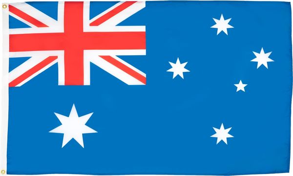 AZ FLAG - Flagge Australien - 90x60 cm - Australische Fahne 60x90 Cm Feiner Polyester - Flaggen