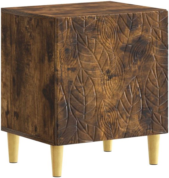 vidaXL Nachttisch Geräucherte Eiche 43 x 34,5 x 50 cm Holzwerkstoff 895035