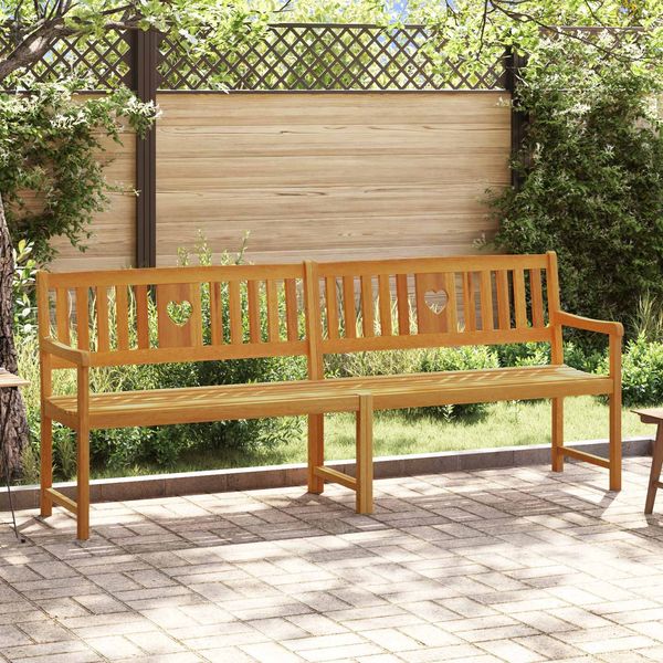 vidaXL Bank Outdoor Natur 220 x 55,5 x 90 cm Massivholz Akazie 42028092