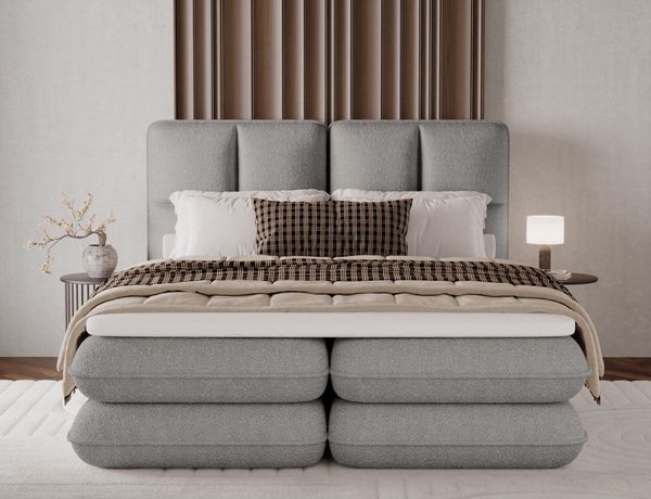Boxspringbett Tonila von Eltap Royal Mikrofaser | Bettkasten | Topper