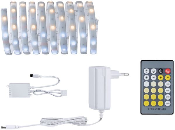 LED Strip, Fernbedienung, dimmbar, Lichtfarbe verstellbar, L 300 cm