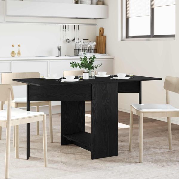 vidaXL Esstisch 138 x 70 x 73,5 cm Holzwerkstoff Schwarze Eiche 8006072