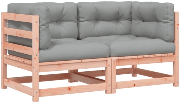 vidaXL Garten-Ecksofas mit Kissen 2 Stk. Massivholz Douglasie 838075