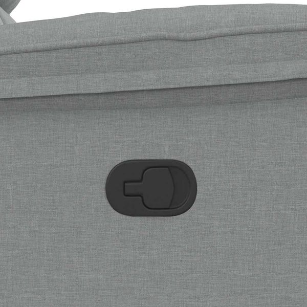 vidaXL Relaxsessel Hellgrau Stoff 4015700 Bild 9