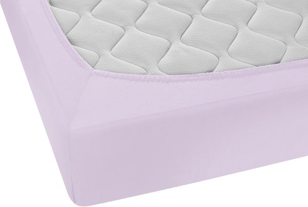 biberna Feinjersey-Spannbetttuch 0077144, flieder, 1x 140x200 cm - 160x200 cm Bild 2