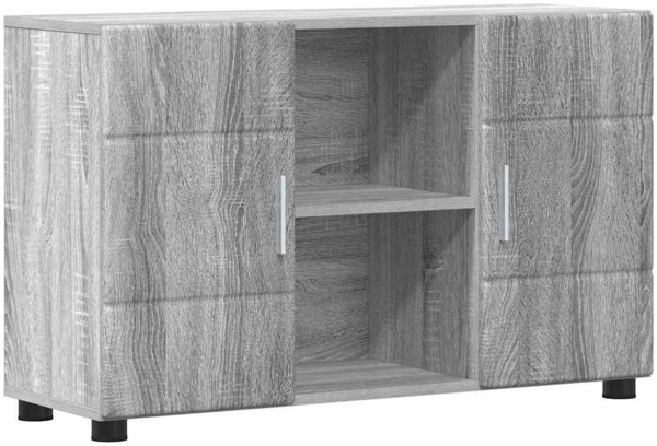 vidaXL Sideboard Graues Sonoma 88,5 x 30,5 x 55,5 cm Holzwerkstoff 880297