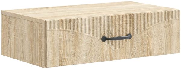 vidaXL Wandmontierter Beistelltisch Sonoma-Eiche 59 x 34,5 x 17 cm 898997