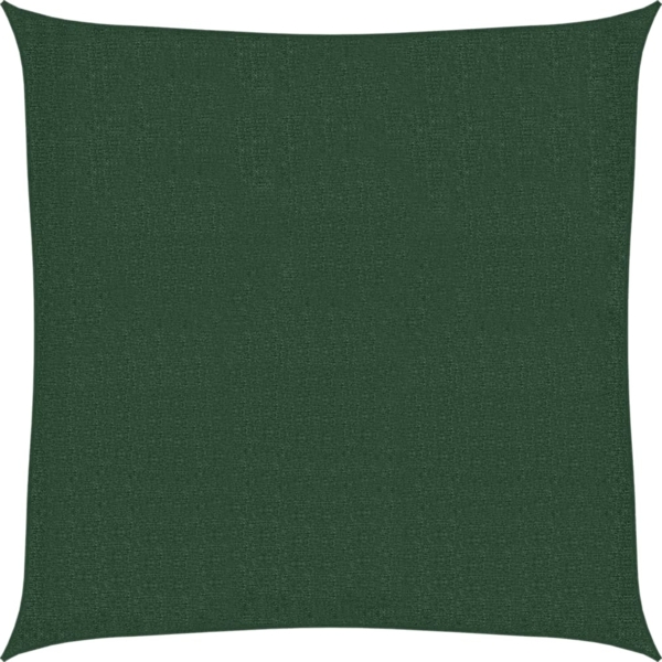 vidaXL Sonnensegel 160 g/m² Dunkelgrün 3x3 m HDPE 311439