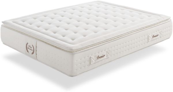 Moonia King Premier Spring Matratze Taschenfederkern Weiß 135x190cm