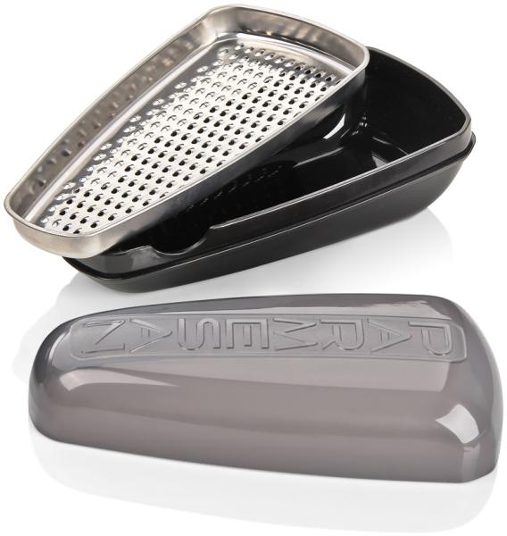 FACKELMANN 45463 Parmesanreibe inklusive Frischebox / 2 in 1 / Käsereibe / Fackelmann