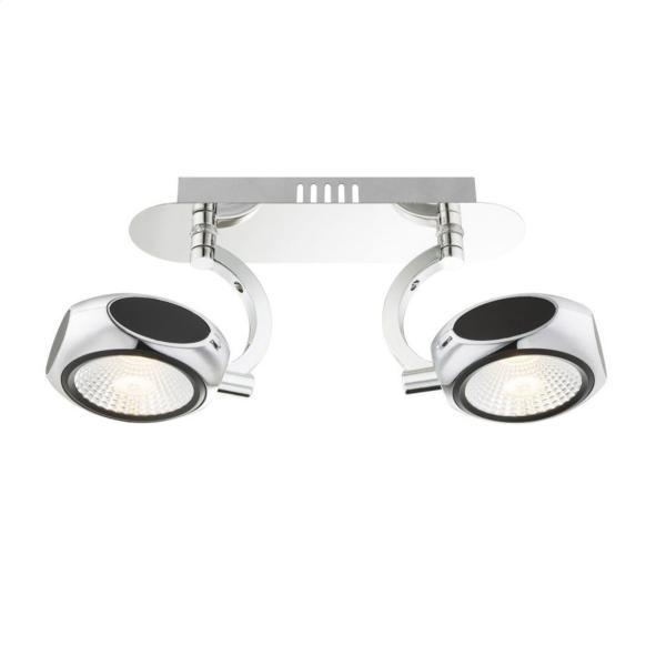 Adretter 12W LED Chalet Strahler aus Chrom Glas klar