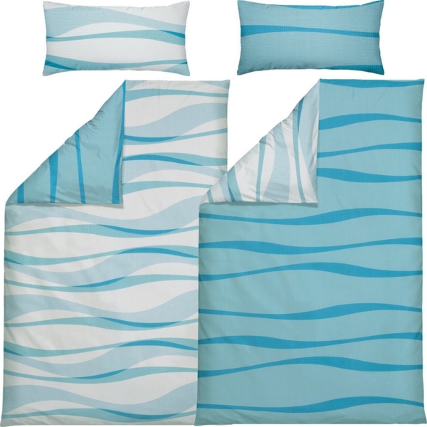 Erwin Müller Bettwäsche Wendebettwäsche Sparpaket 4-tlg, Seersucker, Grafik