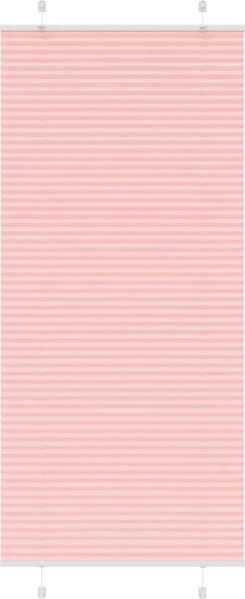 vidaXL Plissee Rosa 100x200 cm Stoffbreite 99,4 cm Polyester 4015466