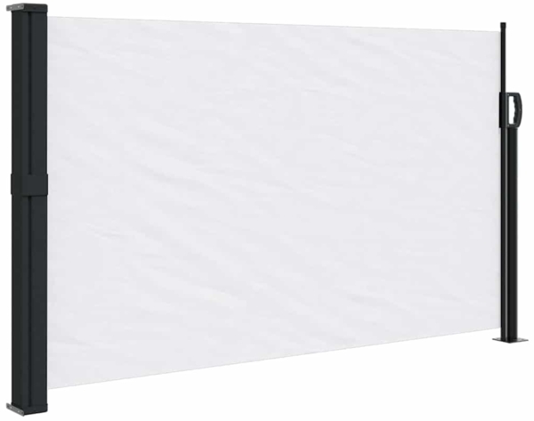 vidaXL Seitenmarkise Ausziehbar Weiß 117x300 cm 4004286
