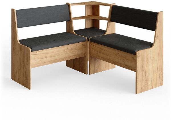 Esszimmer-Eckbank Roman Goldkraft Eiche 76.6 x 41.5 cm Vicco