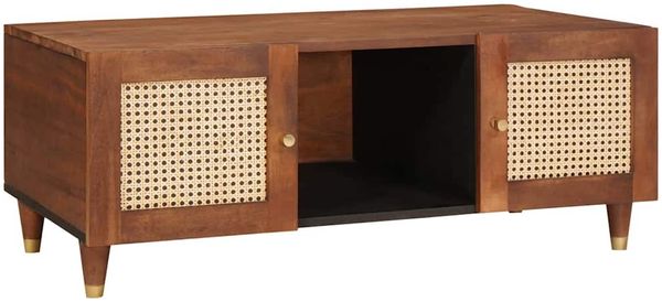 vidaXL Couchtisch 100 x 54 x 40 cm Massivholz Mango 4018892