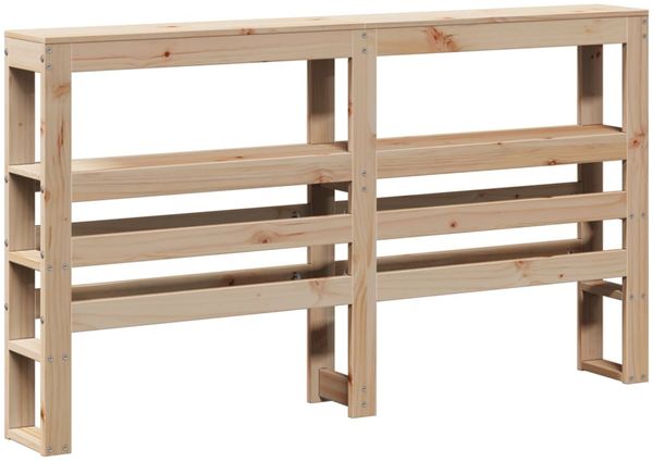 vidaXL Massivholzbett mit Kopfteil 120x190 cm Kiefer 3306321 Bild 6
