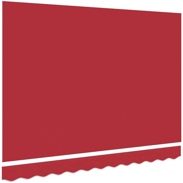 vidaXL Markisenersatzstoff Rot 3 x 2,5 m Polyester 42000628 Bild 4