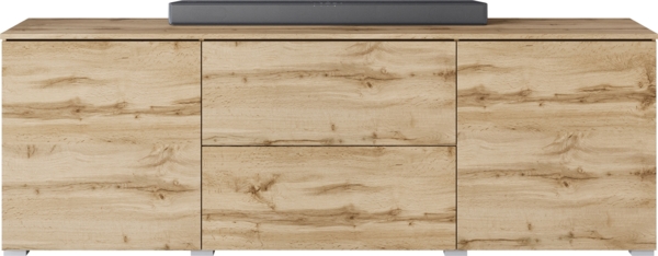 TV-Lowboard Doppo 180 (Farbe: Wotan, ohne Beleuchtung)