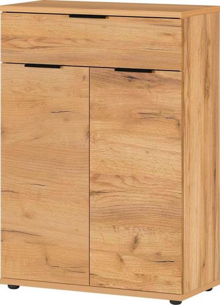 Germania Schuhschrank 2790-243 GW-Fremont, in navarra-Eiche-Nachbildung, mit Schublade und Platz für bis zu 15 Paar Schuhe, 75 x 110 x 37 cm (BxHxT)