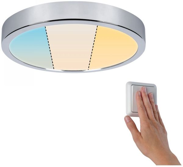 Paulmann No. 78926 LED Panel Aviar IP44 WhiteSwitch 300mm 18W 2.700K Chrom