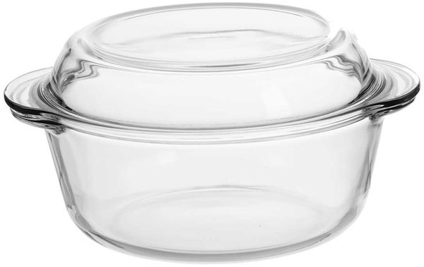 Ritzenhoff & Breker CUCINA Auflaufform mit Glasdeckel rund 1,5 l