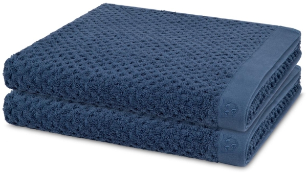 Ross Harmony 2 tlg. Frottier-Set - 2 X Duschtuch (70 X 140cm) - 520 - Denim
