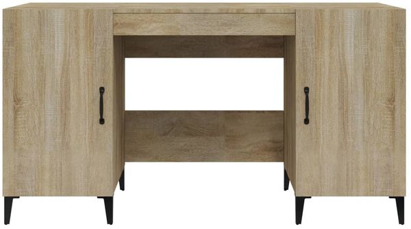 Schreibtisch, Bürotisch, Computertisch Sonoma-Eiche 140x50x75 cm Holzwerkstoff Bild 6