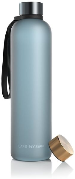 LARS NYSØM Trinkflasche Blæst, Trinkflasche mit Hydrationsskala und Trageschlaufe