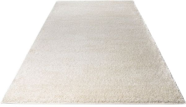 Bruno Banani Hochflor-Teppich Shaggy Soft, rechteckig, Höhe: 30 mm, gewebt, Uni Farben, besonders weich und kuschelig, Kundenliebling
