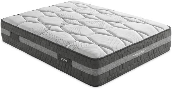 Duérmete Online Viskoelastische Matratze Selene | Taschenfedern | Optimal bei Rückenschmerzen | Höhe 30 cm | mittlere Festigkeit | milbendicht, antibakteriell und hypoallergen 105x200 cm