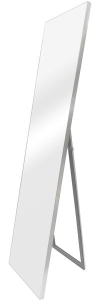 Standspiegel Barletta 150x35 cm neigbar Silber [en. casa]