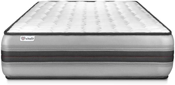 VITALPOWER RECOVER matratze 100x220 cm, Rückstellschaum, Härtegrad 3, Höhe : 26 cm, 5 Komfortzonen Bild 2