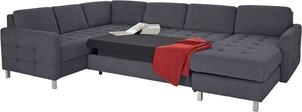 sit&more Wohnlandschaft Pablo U-Form, wahlweise mit Bettfunktion und Bettkasten