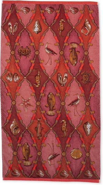 PiP Studio Strandtuch Pip Studio, Strandlaken, Little Sea, 100x180 Pink, (1-St)